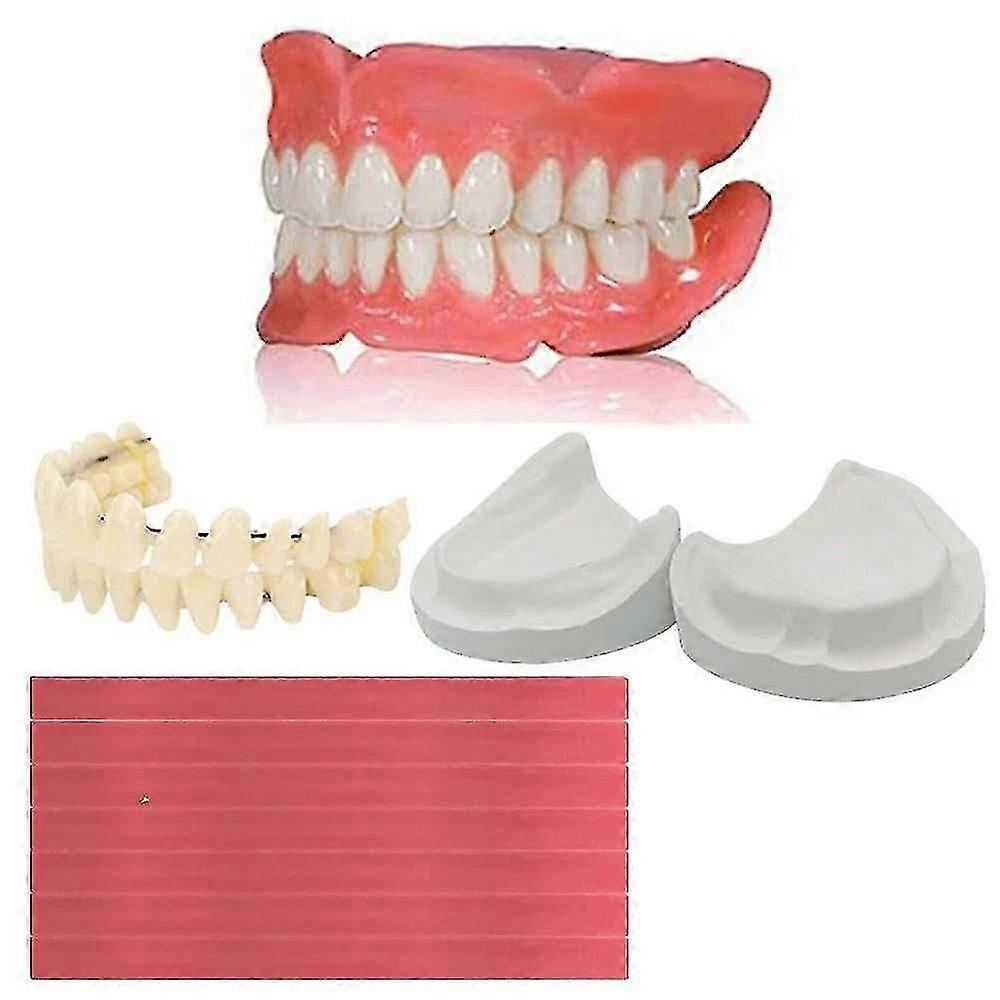 DIY Denture Fake Teeth-Full or Partial Denture at Home Repair Missing Teeth Set