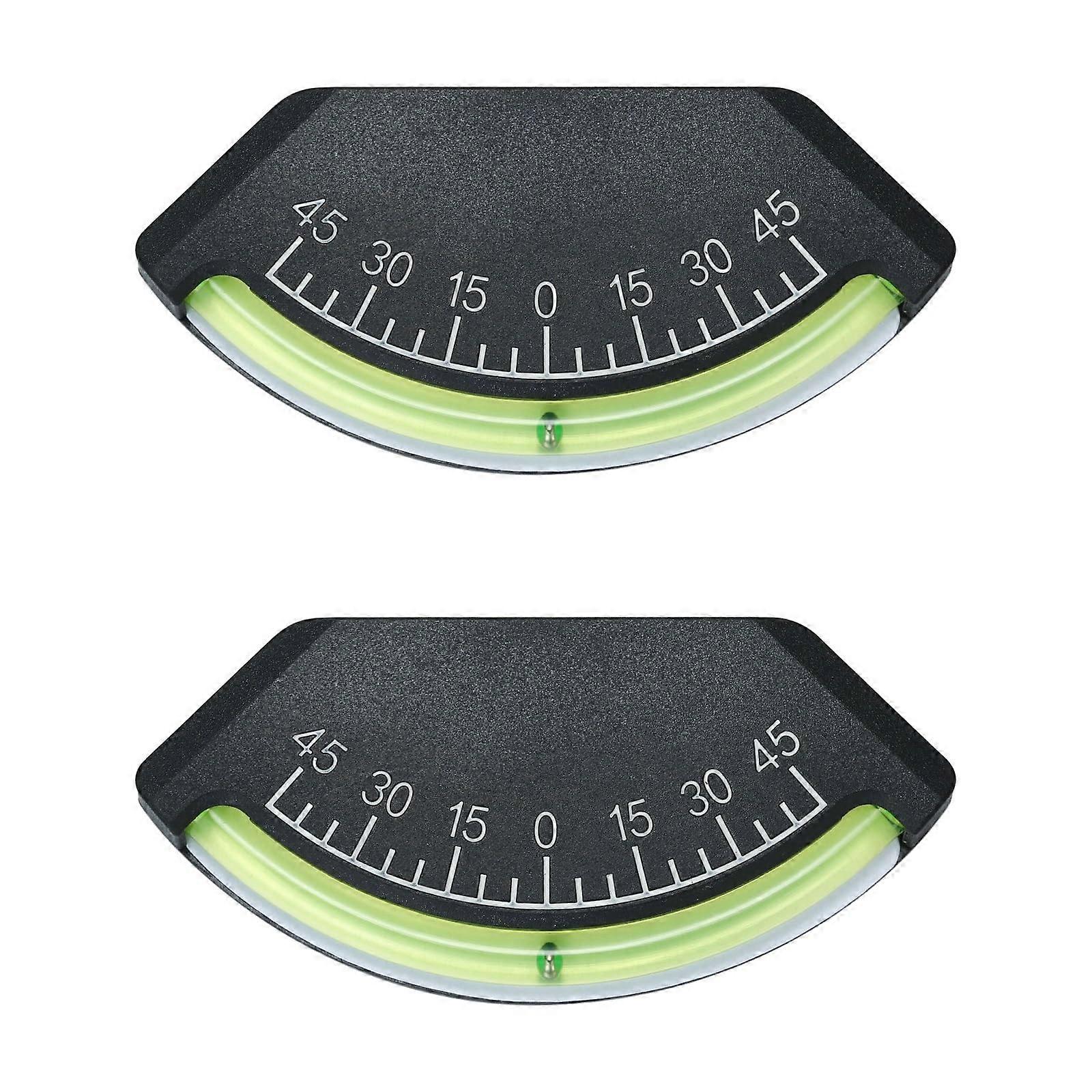 Precision Inclinometer Level Gauge for OffRoad, Marine, RV with Durable Bright Display (2Pack)