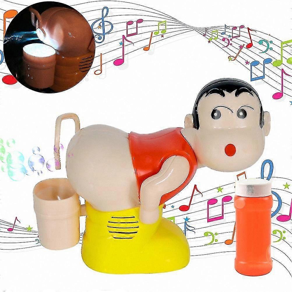 Illuminated Melody Bubble Machine for Children's Outdoor Entertainment