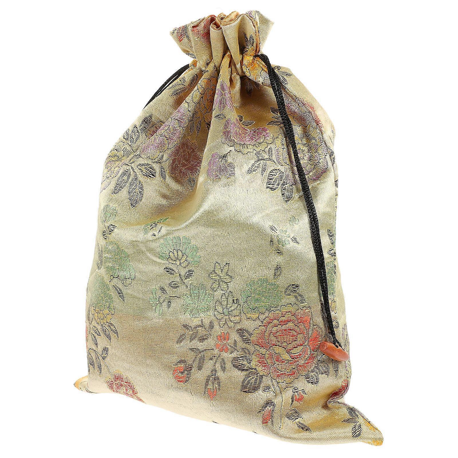 Storage Bag for Jewelry Silk Drawstring Pouch for Wedding Party