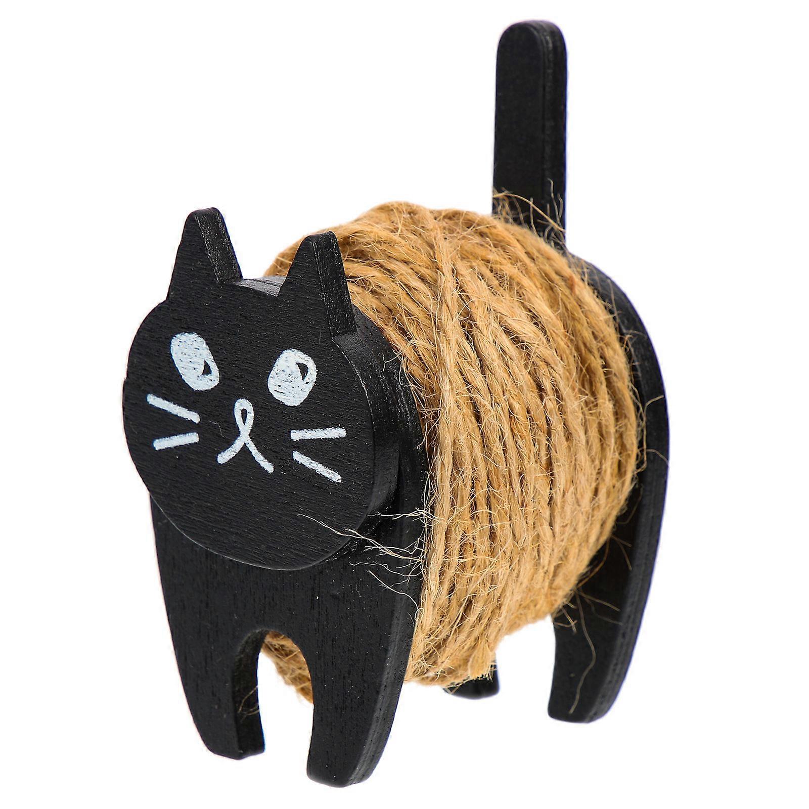 Thread Line Holder Cat Shape Rope Holder for Storage 2Sets Practical Desk Decor