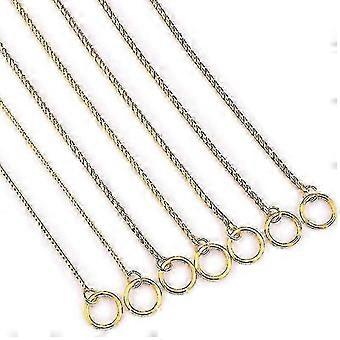 2025 1pc Dog Collar Metal Training Snake Chain Collar For Dogs