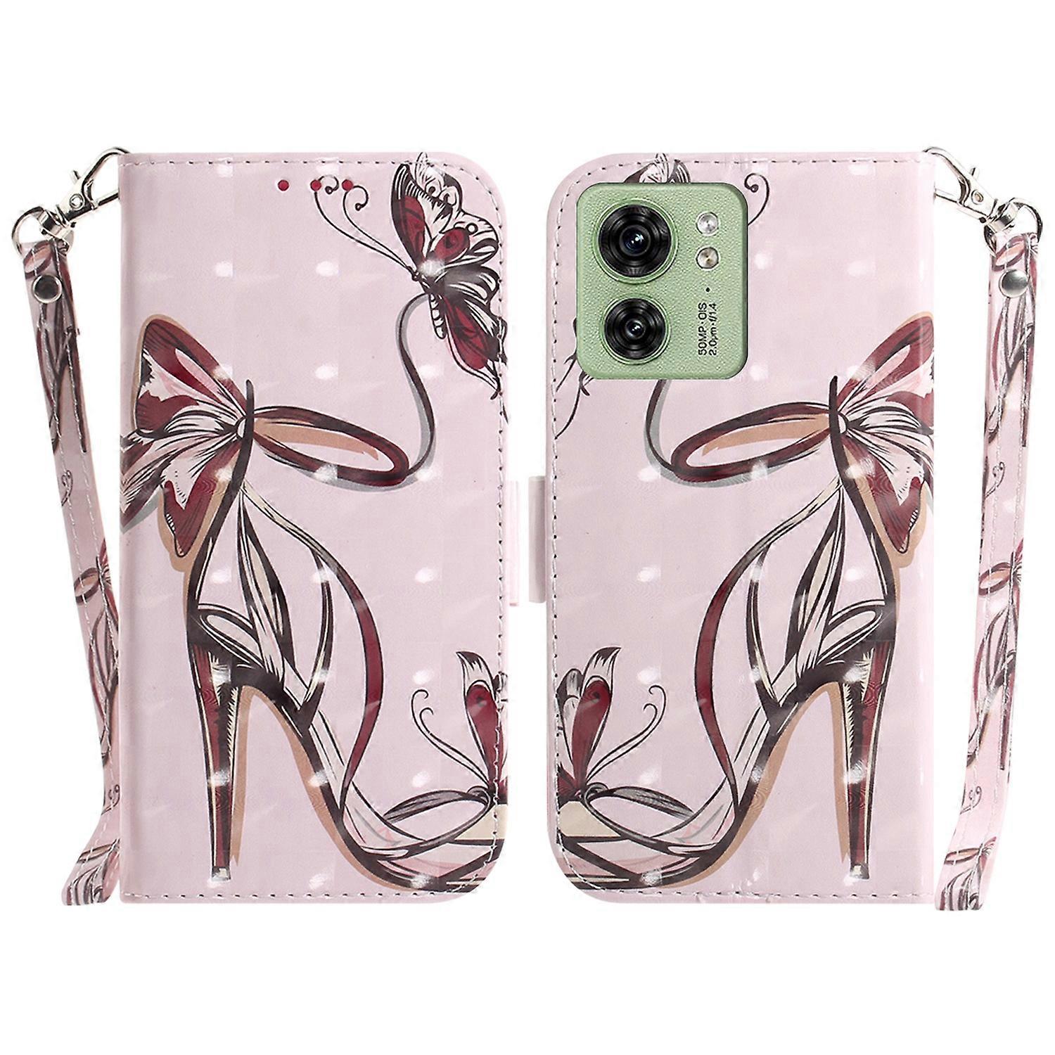 3D Colored Flip Leather Phone Case