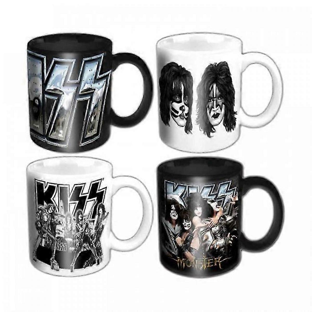 Assorted Designs Mug Set (Pack Of 4)