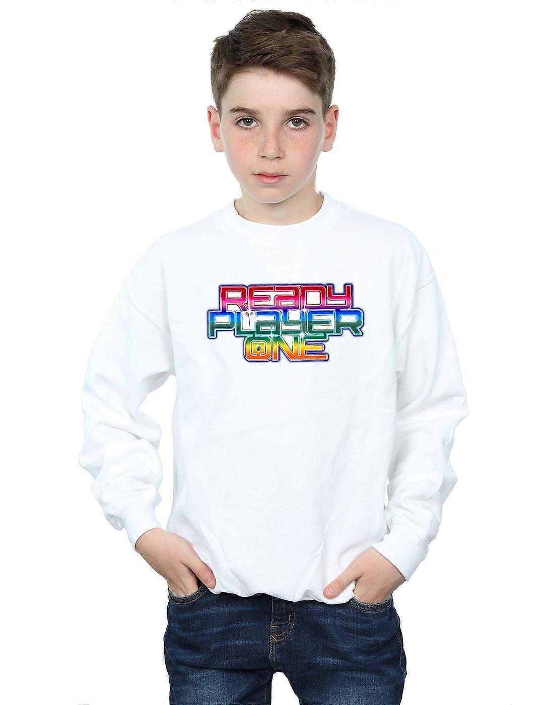 Ready Player One Boys Rainbow Logo Sweatshirt