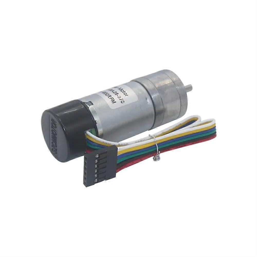 25mm 12V  Torque DC Gear Motor with Encoder, Low Noise, 280RPM CW/CCW