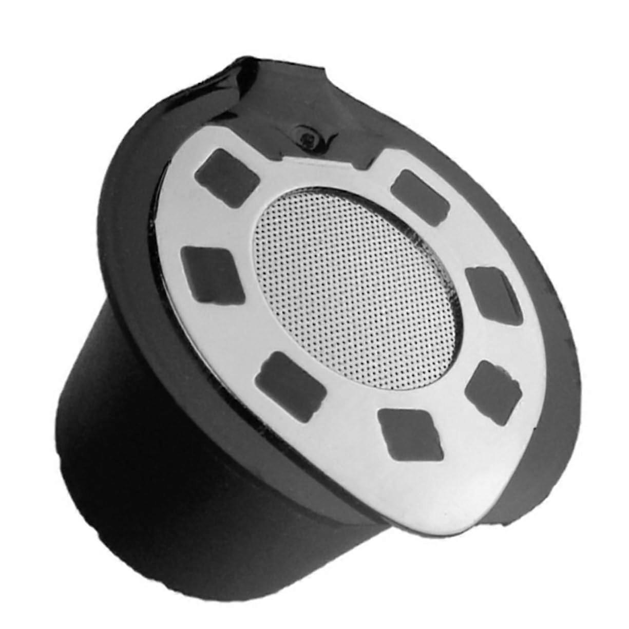 Reusable Stainless Steel Coffee Filter with Permanent Mesh, 3.6cm Compact Design, Black