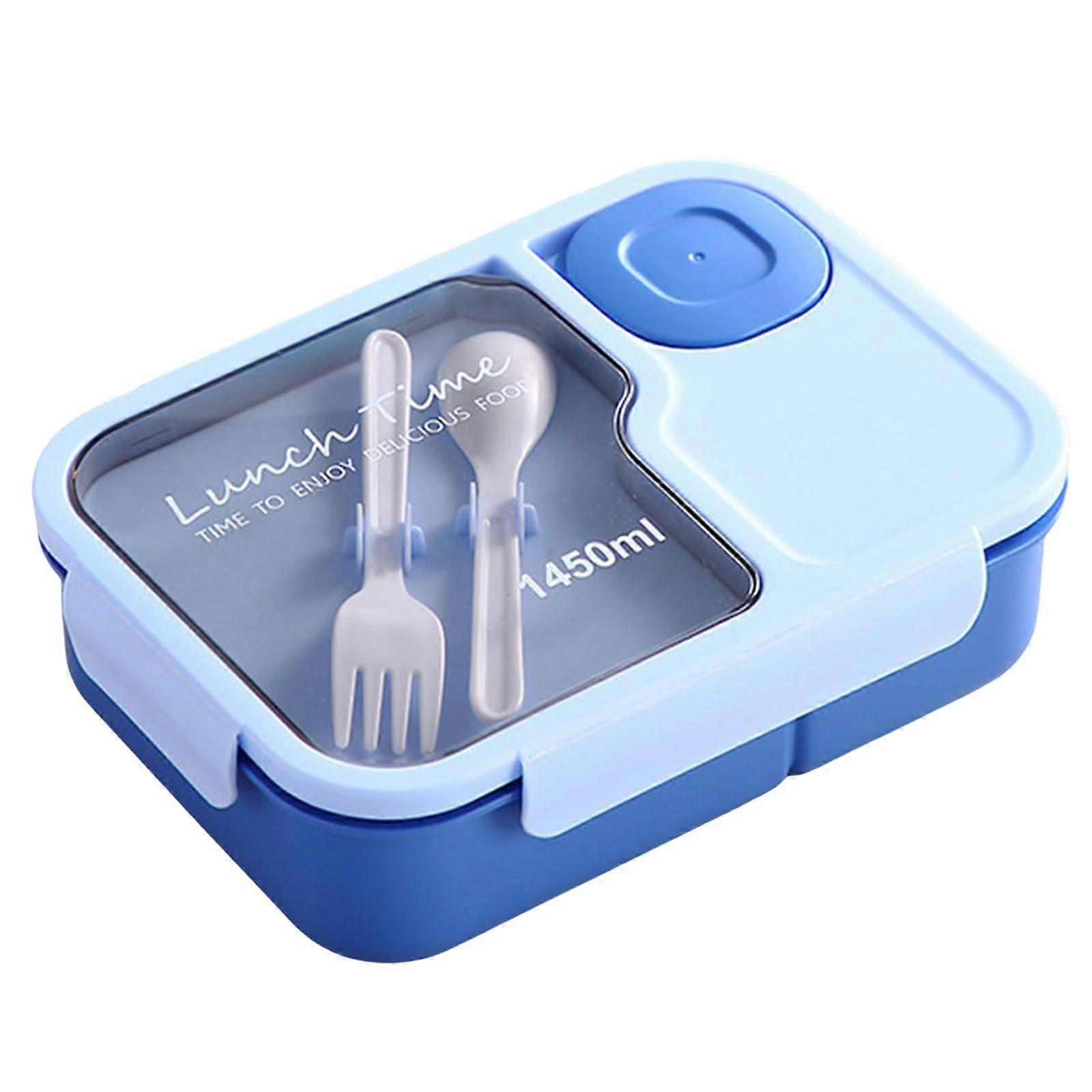 Leak Proof Bento Lunch Box with Utensils, Multi Compartment Design for Work, School, Picnic