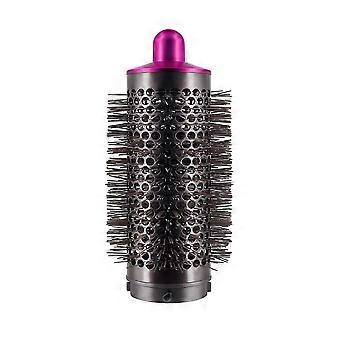 Cylinder Comb for Airwrap Styler Accessories, Curling Hair Tool,Rose Red & Gray