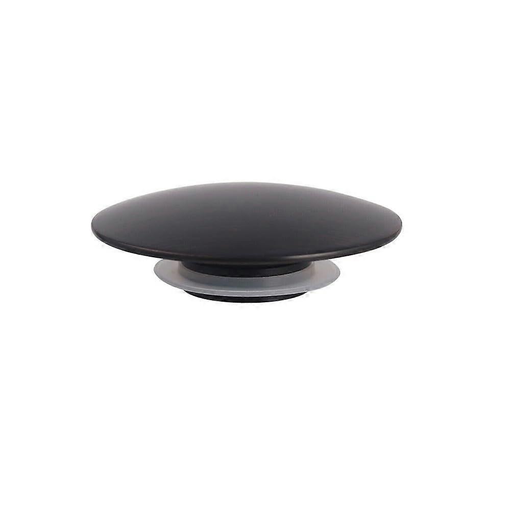 Matte Black Click Clack Basin Waste 66mm Push Button Sink Drain Durable Brass LeakProof
