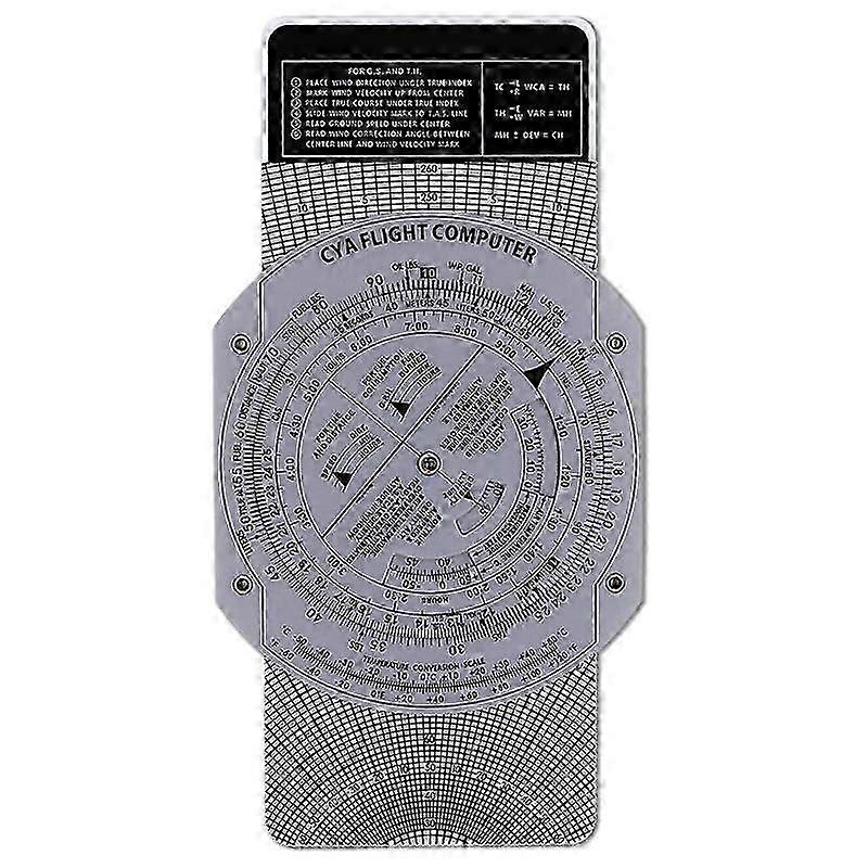 E6B Flight Computer Aviation Plotter Circular Slide Rule Used in Aviation Flight Training Pilot Trai