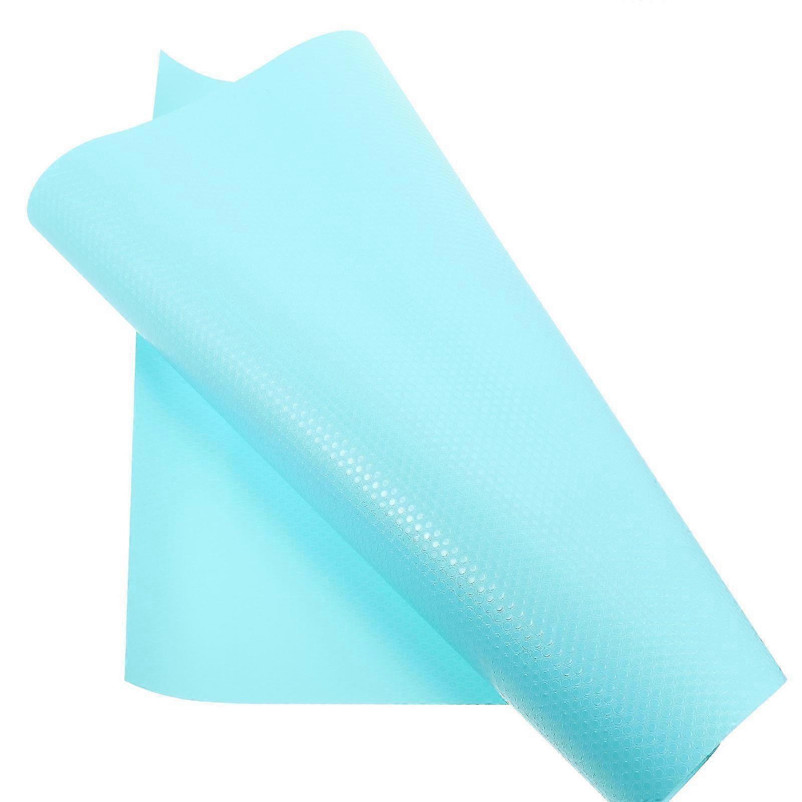 3Pcs Leopard Reptile Substrate Mat Suitable For Terrarium Use Rectangular Sky-Blue Surface Comfortable Non-Slip Design