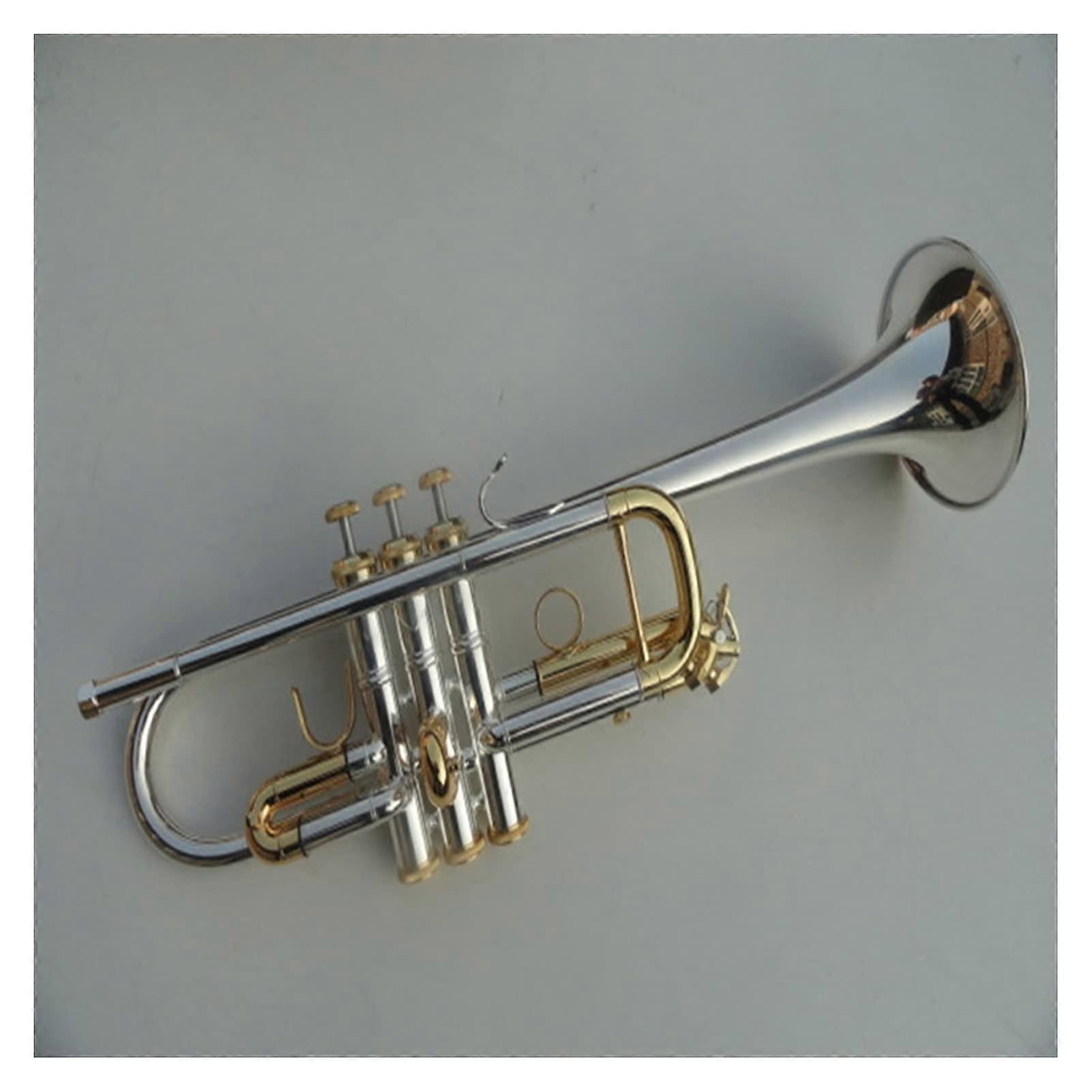 Brass Trumpet C Key with Bright Clear Projection and Fast Responsive Valves Set