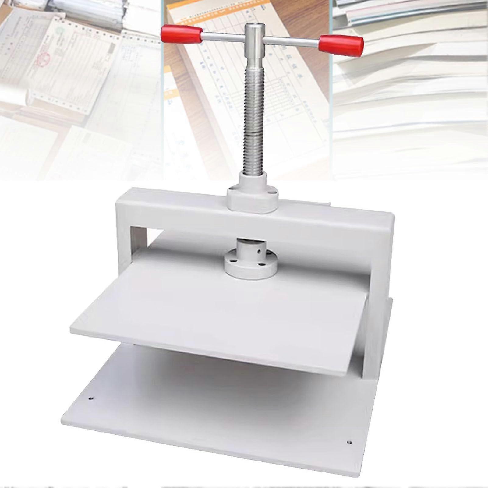 A3 Manual Book Press for Bookbinding with Uniform Pressure Control, Durable Steel Construction