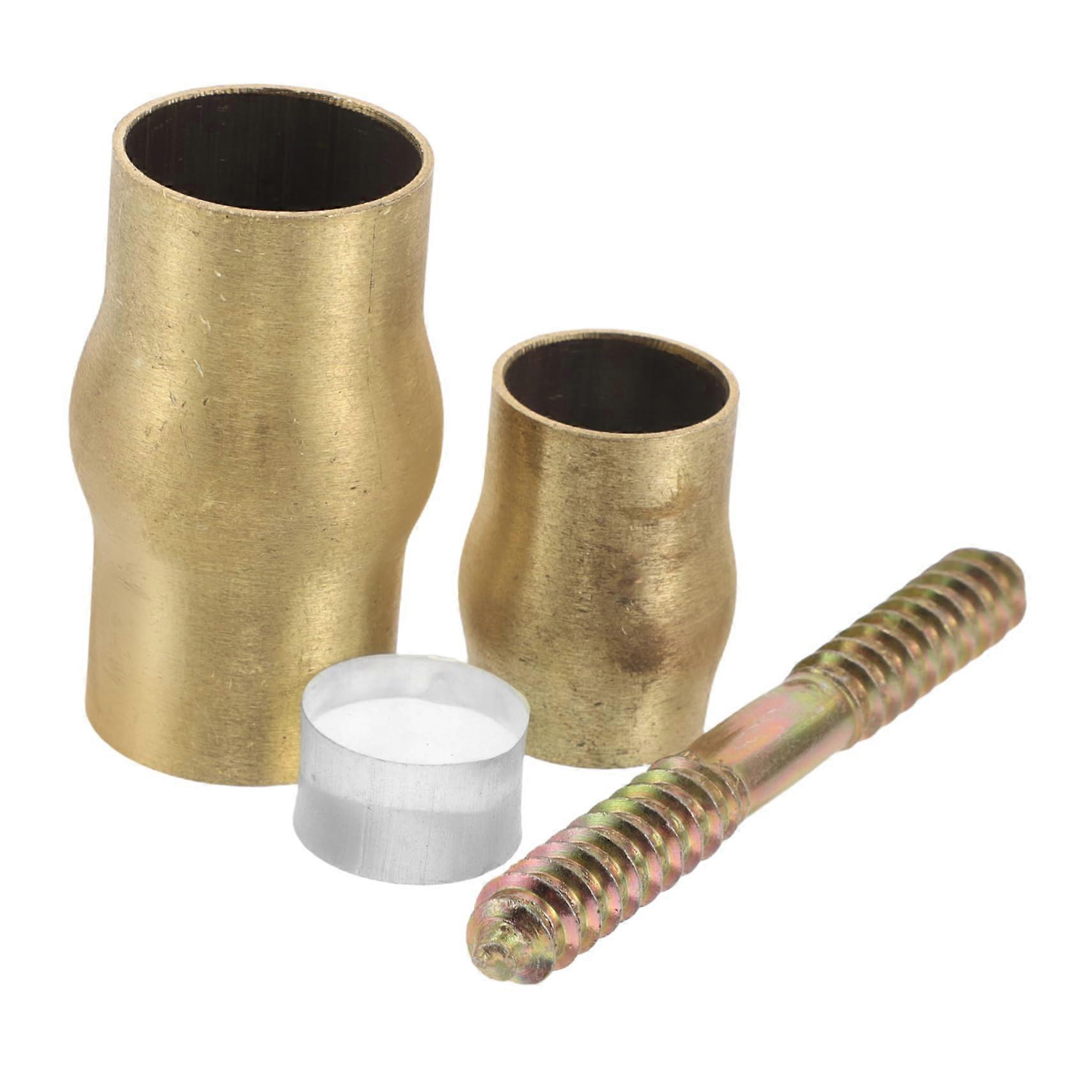 Walking Cane Ferrule with AntiSlip Copper Tip for Seniors, Durable Brass Cane Tip Replacement