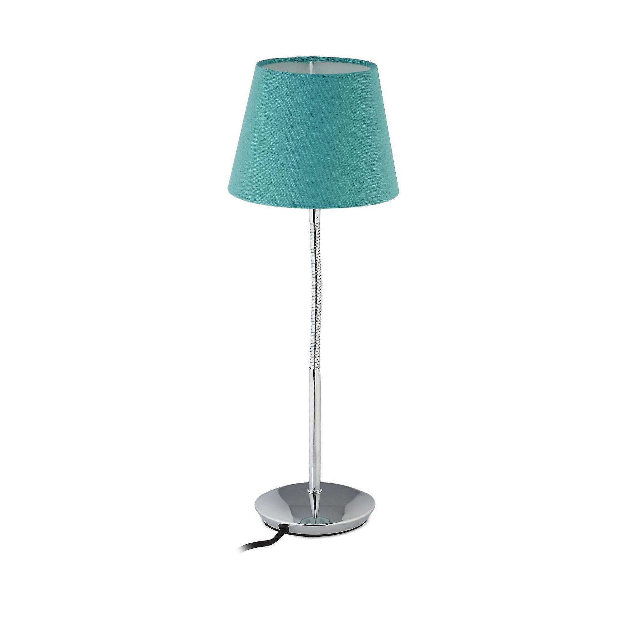 Convenient table lamp with fabric shade