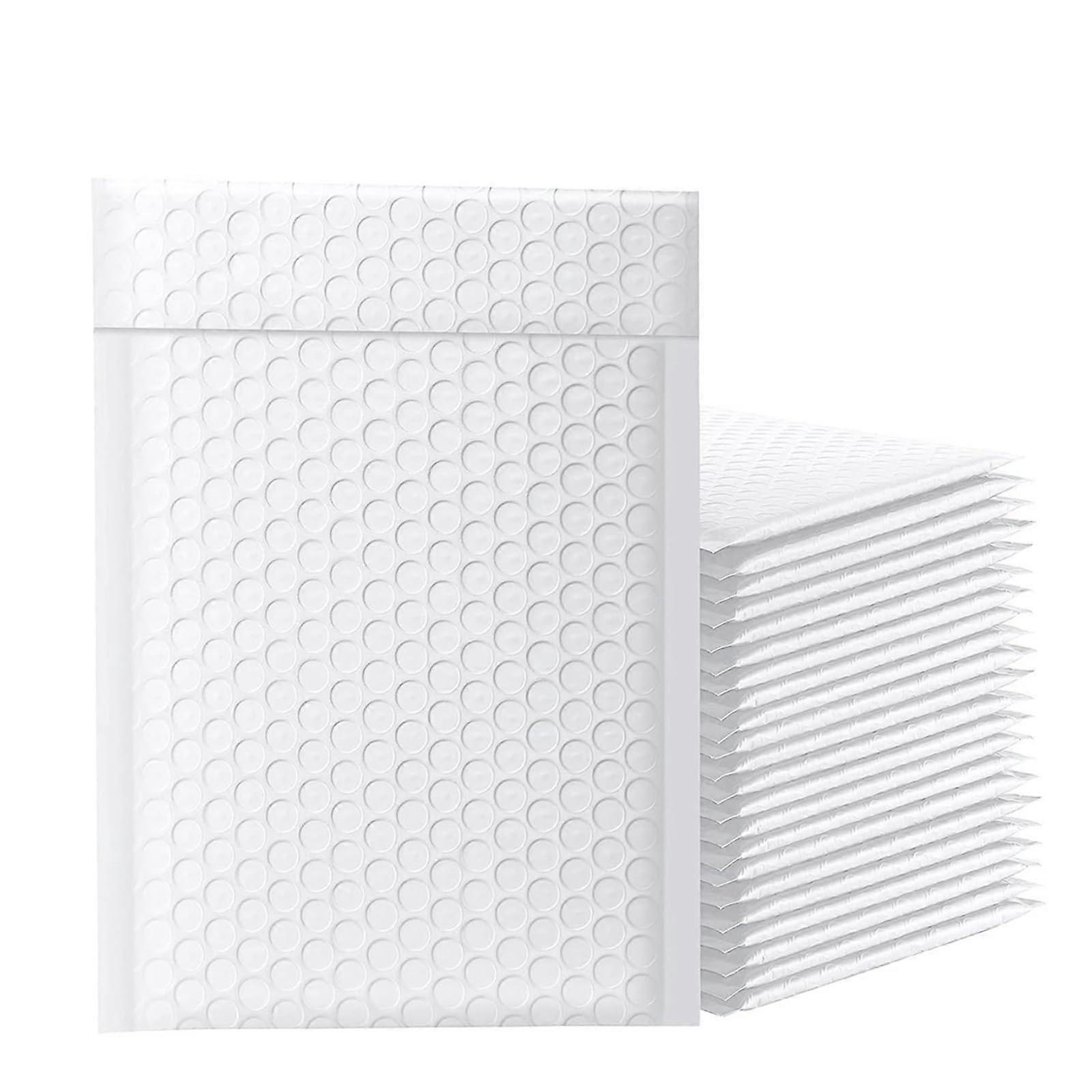 White Bubble Mailers 25x30cm 50 Pack ShockAbsorbing SelfSeal Padded Envelopes for