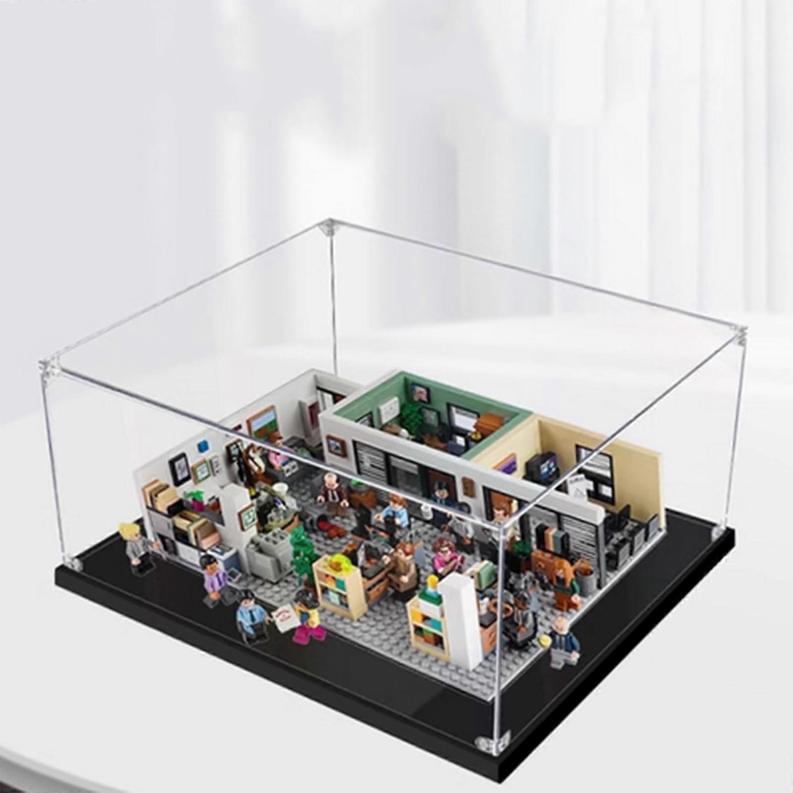 Display Case for  21336 Set, Dustproof Clear Acrylic Box, Wall Mount Showcase, 2mm Panels