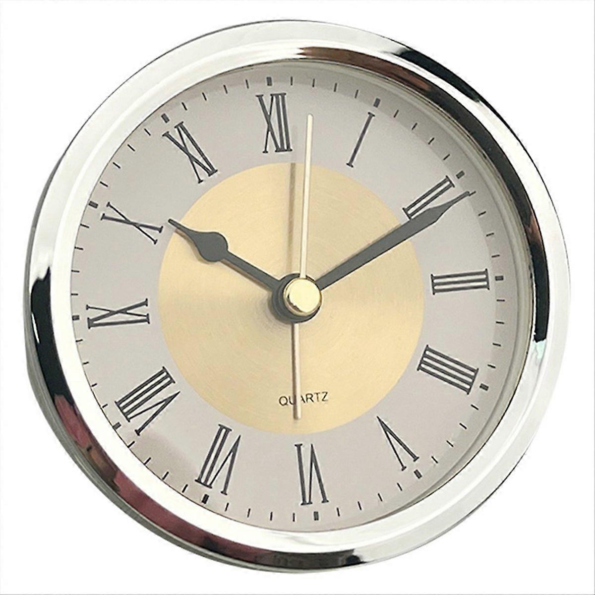 DIY Clock Insert Quartz Clock Insert Battery Powered Mechanism Precise 89MM Diameter Reliable Quartz Movement Accessory