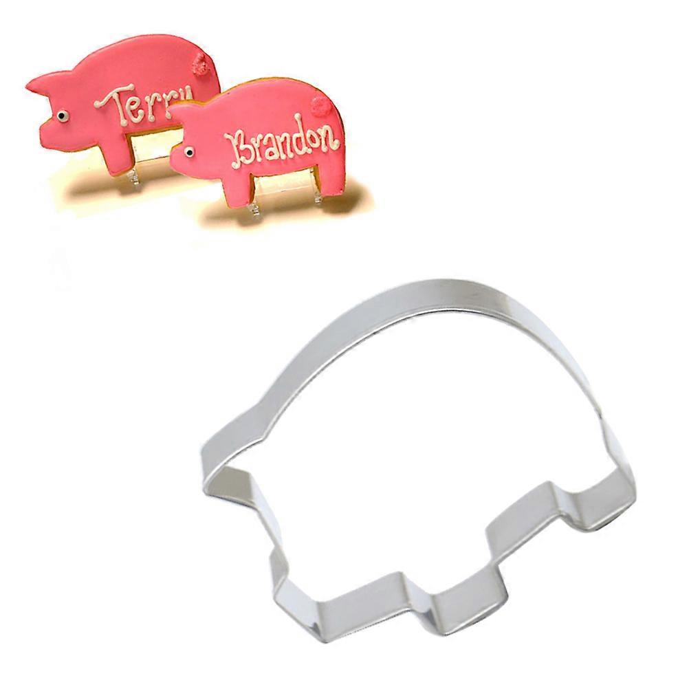 Stainless Steel Cookie Cutter Mold Small Pig Shape for Baking Use