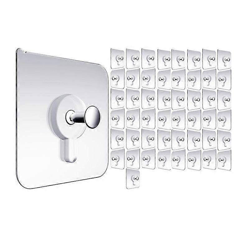 Wall Hangers Without Nails, Wall Hooks for Hanging, 50Pcs Wall Hooks