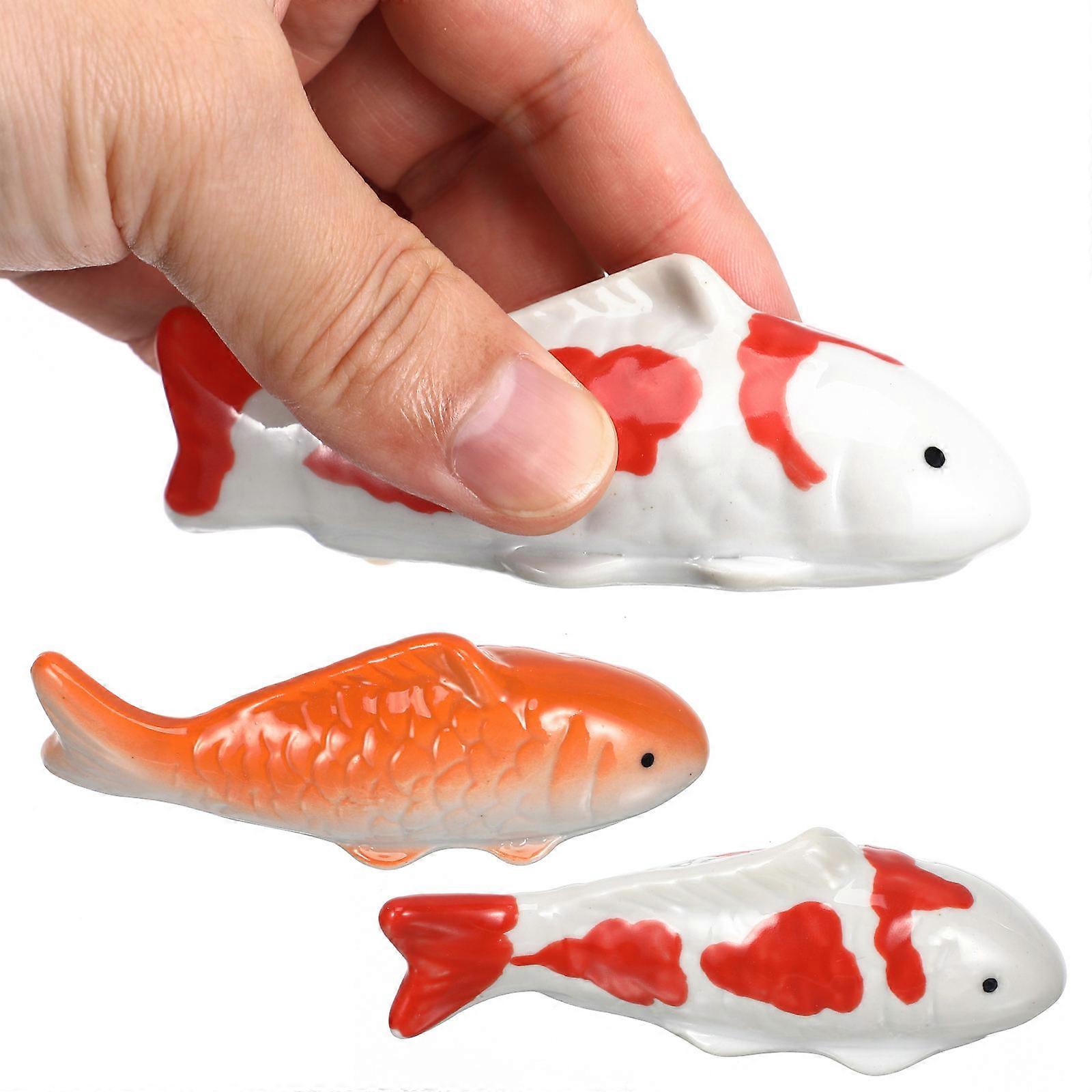 Ceramic Floating Fish Aquarium Decoration for 10Pcs Decorative Display
