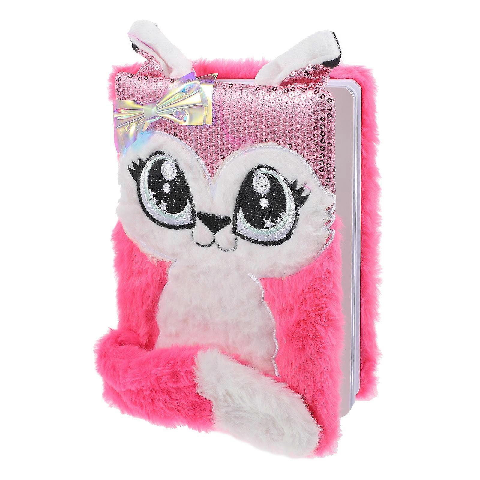 Student Schedule Planner Plush Cover Multi-Function Notepad for Taking Notes 2Pcs