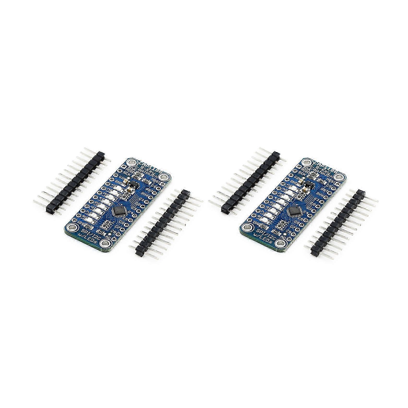 2X CAP1188 1602 CAP Touch-Breakout BRD Touch-Module compatible with Arduino