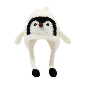 Kindermuts met pinguïndesign, oorbescherming, gebreide muts, herfst/winter, lichtgewicht, warme muts, outdoor reisaccessoire Jikaixiang