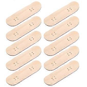 10 Pcs Peças de Skate de Dedo de Placa de Madeira de Substituição para Skates de Dedo