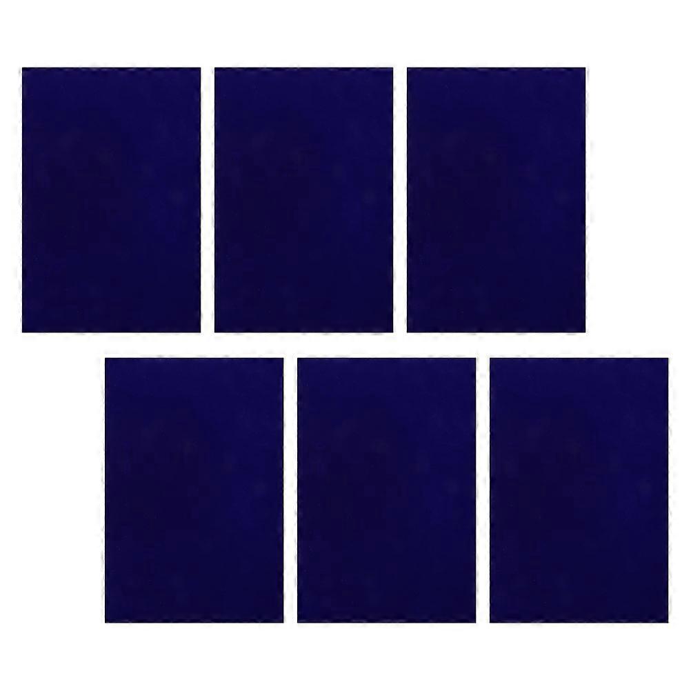 Jewelry Box Self Adhesive Flocking Sheets for Protective Lining 6Pcs