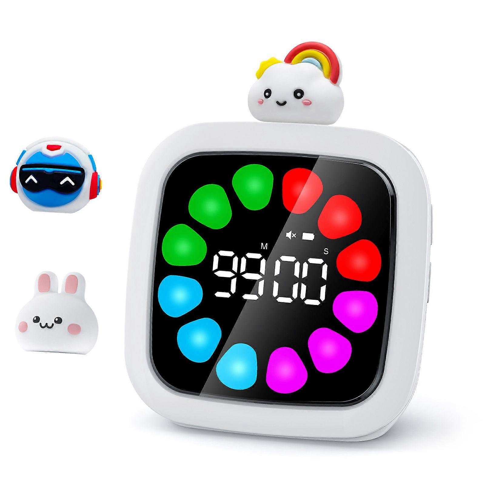 99 Minutes Visual Timer Quiet Operation Countdown Alarm Clock Kitchen Countdown Timer Time Management Tool Multicolor