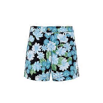 Tom Ford Badeshorts mit Blumenmuster in Blau-Grün-Mehrfarbig