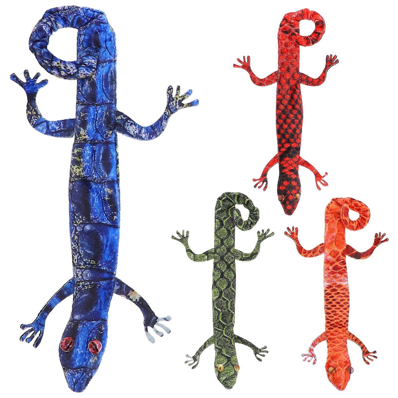Lizard Slap Bracelets Snap Bracelets for Kids 4Pcs Set