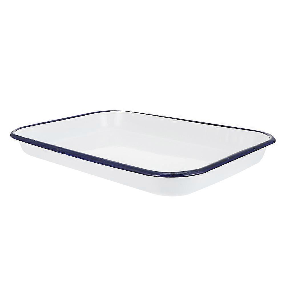 Laboratory Tray Enamel Sterilized Tray Rectangular Dish Multi-functional Tray