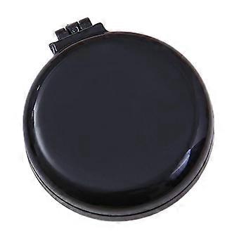 Mirror Comb Folding Travel Hair Brush with Glass Mirror and Massage Bristles for All Hair Types