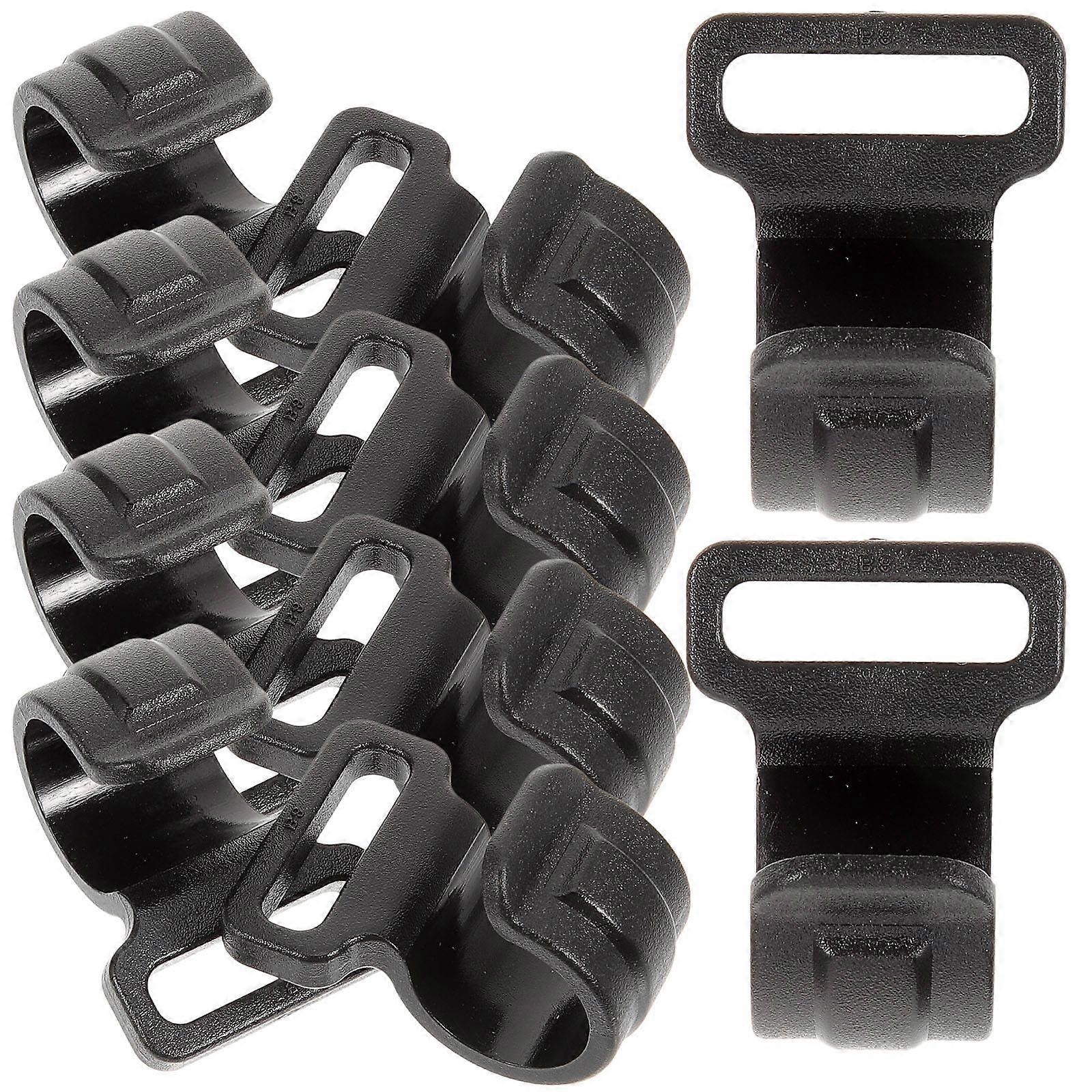 10pcs Camping Tent Hooks Canopy Windproof Hooks Plastic Connection Hooks Pole Hooks