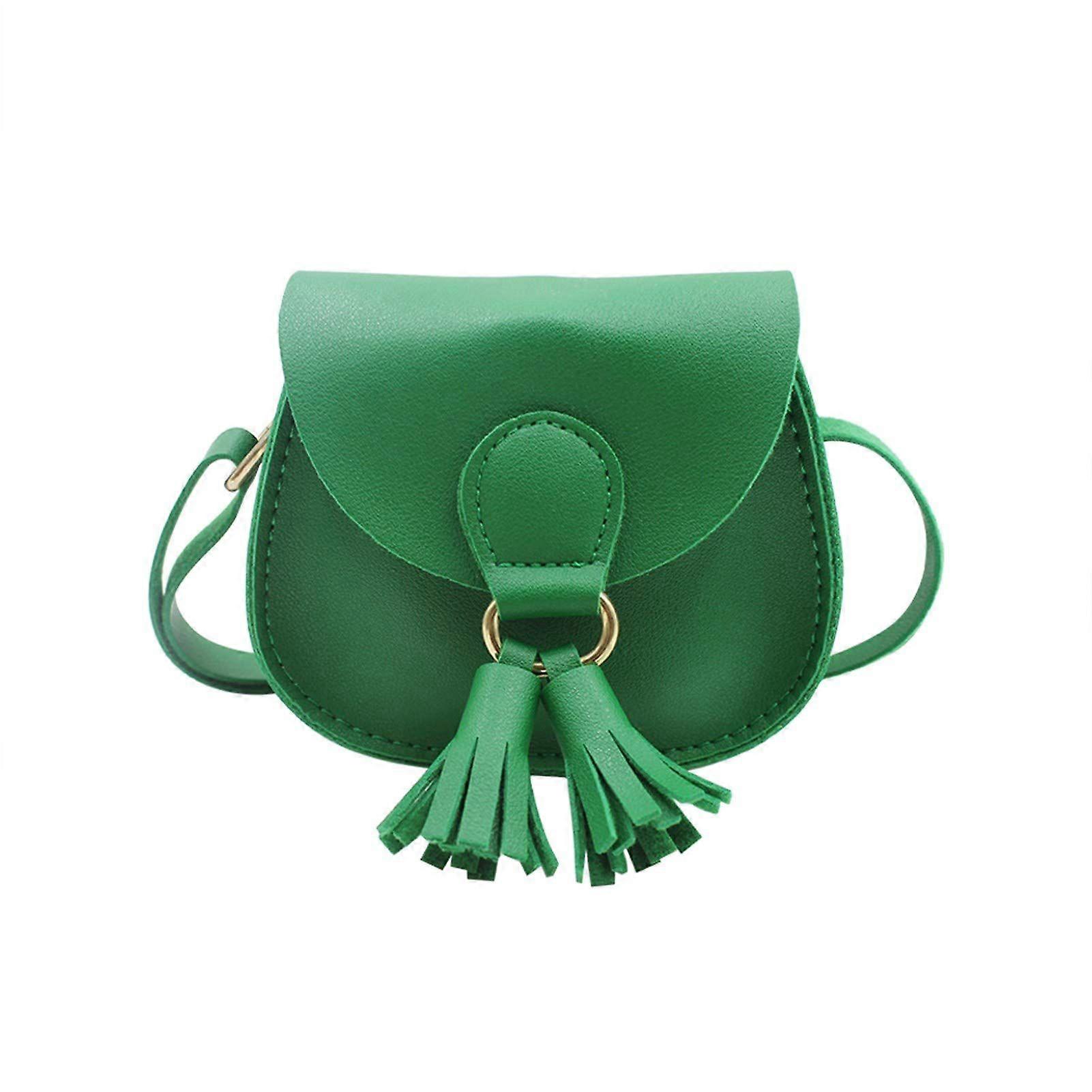 Mini borsa a tracolla con nappa per bambini