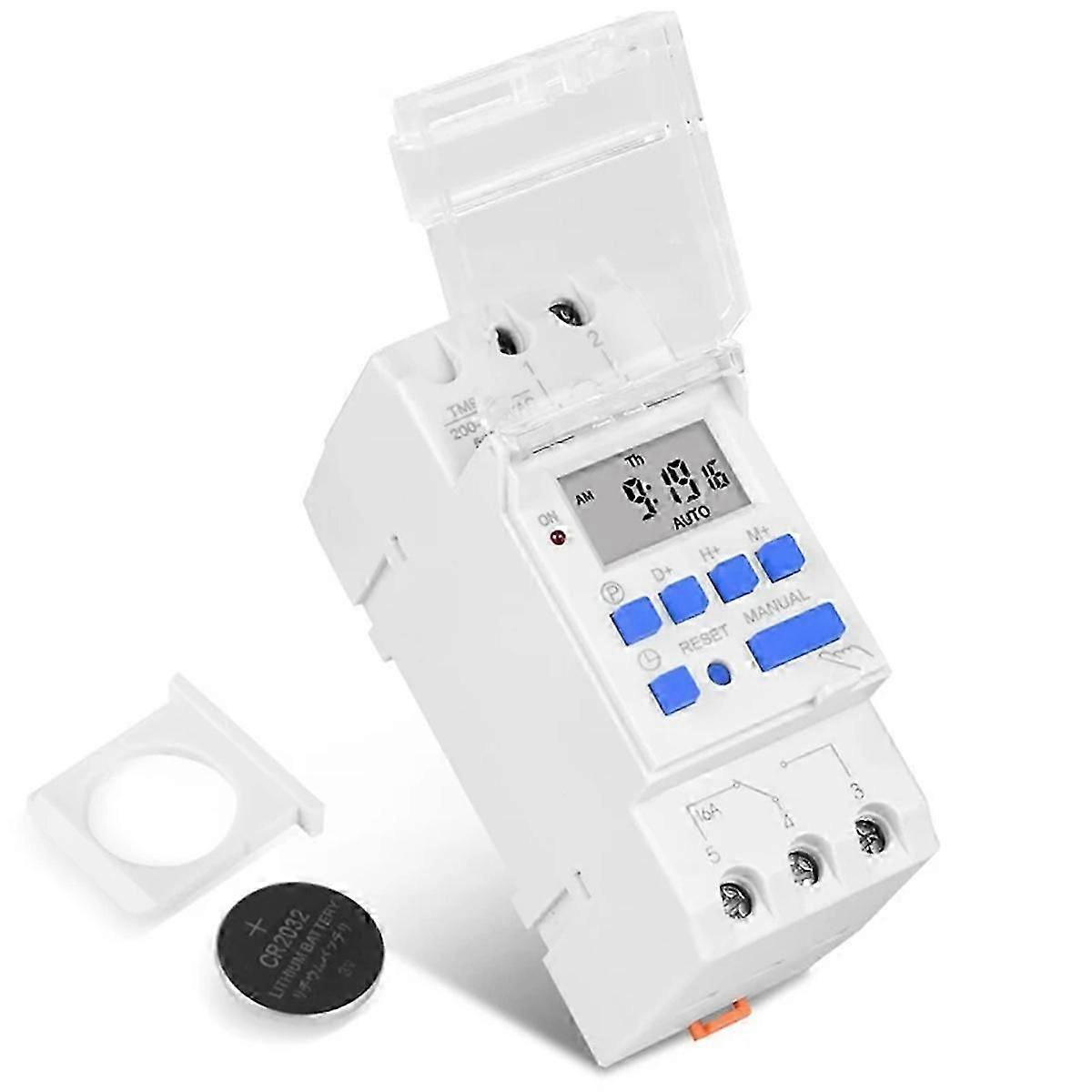 Programmable Digital Time Switch Relay Timer Control AC 220V 16A