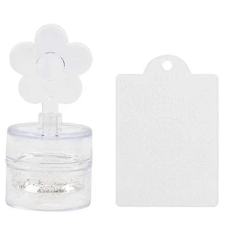 Silicone Head Nail Art Stamper Set Print Pattern Art Rotatable Transparent Stamp Multifunctional Changeable Size Pattern
