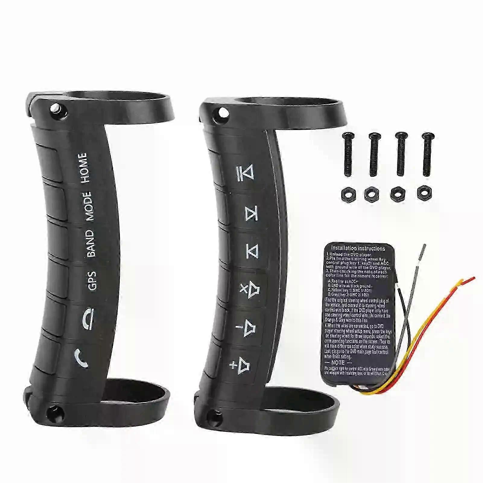 Universal Auto Lenkrad Fernbedienung Wireless DVD Navigation Buttons Controller Lenkrad Controller