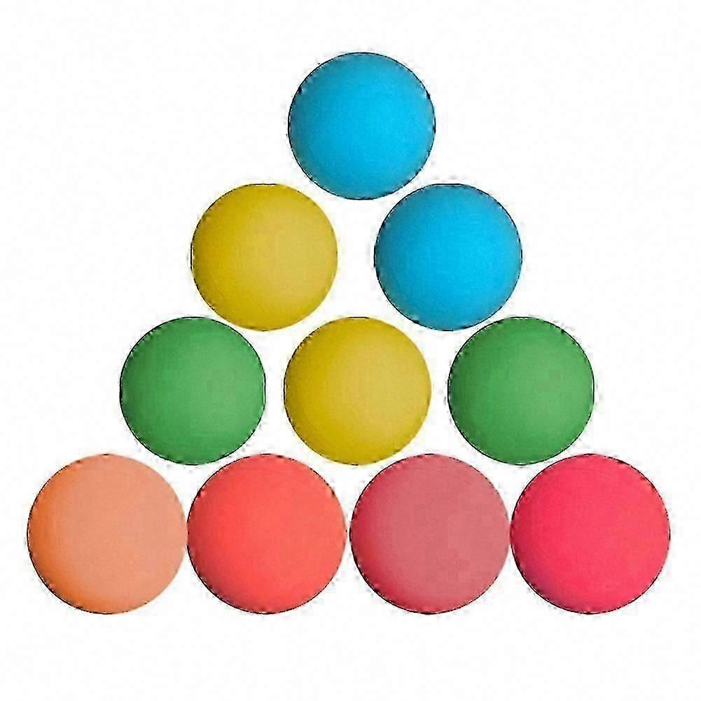 Högelastiska racketbollar, 12-pack 5,5 cm gummibollar för träning