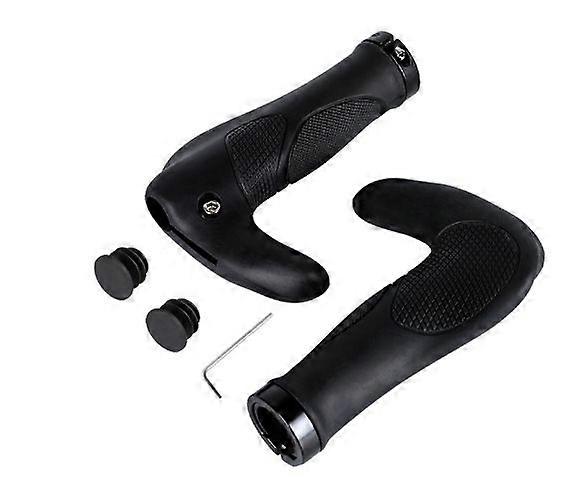 1 pcs Black Bicycle handlebars with rod end angle rubber
