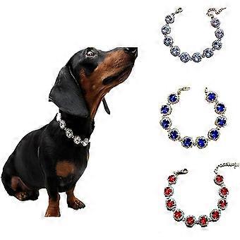 Pet Diamond Necklace Jewelry pet Dress up Collar Shiny Jewelry Suitable for Small and Medi