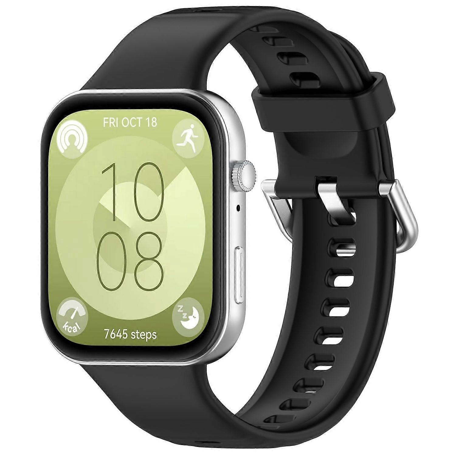 Smartwatch band for Huawei Watch Fit 5.4 / 5.4 Pro, high-quality silicone, black