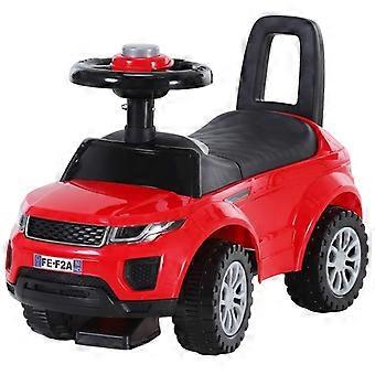 3-in-1 Ride On Car Foot To Floor Slider Toddler w/ Horn Steering Wheel NO POWER Manual Under Seat Storage Safe Design for 1-3 Year Old Red
