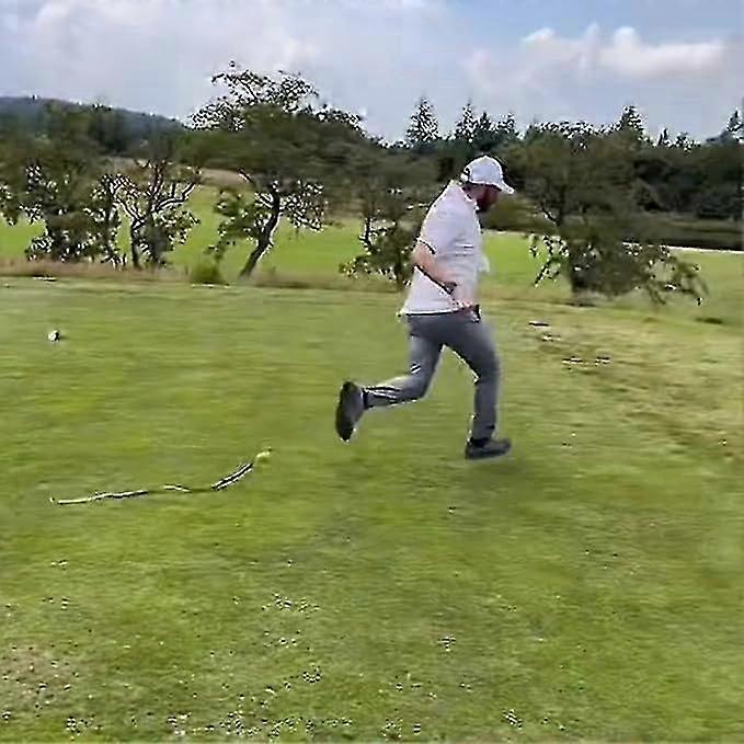 Golf Snake Prank with String and Clip