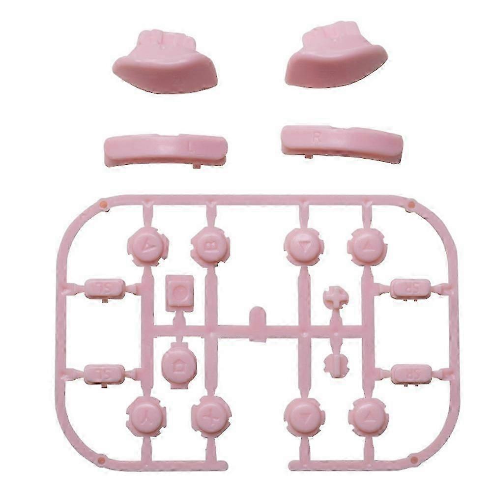 Pink Replacement Buttons compatible with Nintendo Switch JoyCon Model Full Set Enhanced Gaming Experience