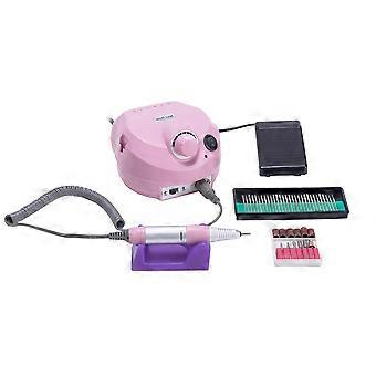 Professional Electric Nail Drill 30000RPM with Foot Pedal, Variable Speed for Manicure Pedicure (Pink1)