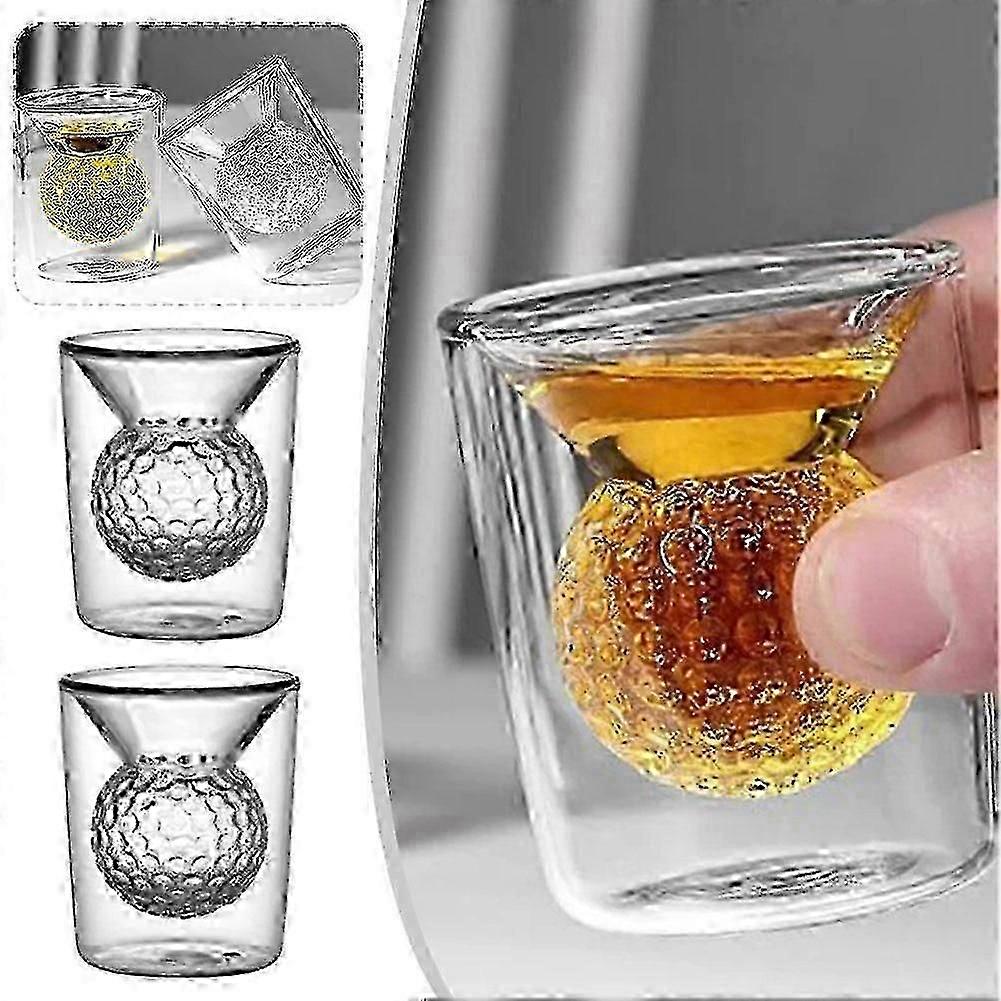 Creative golf cups for barware - 4pcs unique glass set